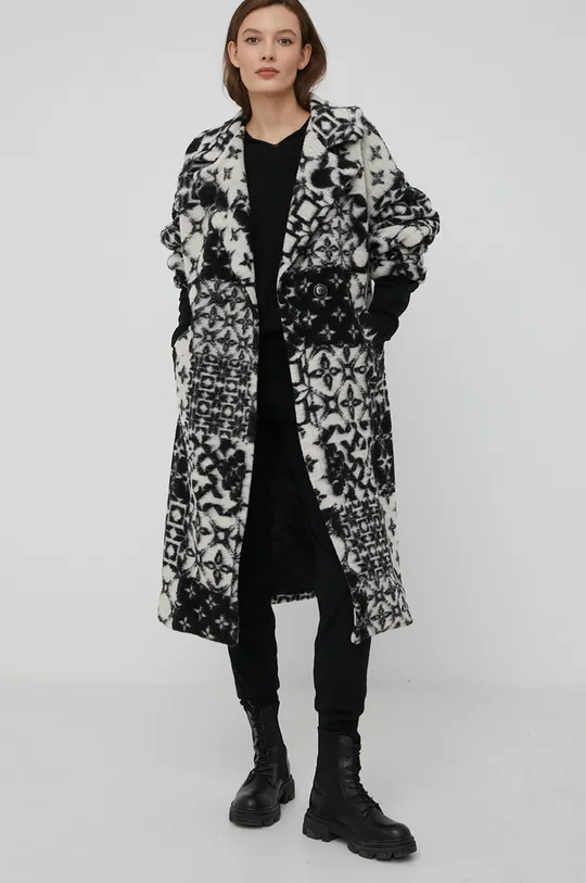 μαύρο Answear Lab - Μάλλινο παλτό Γυναικεία