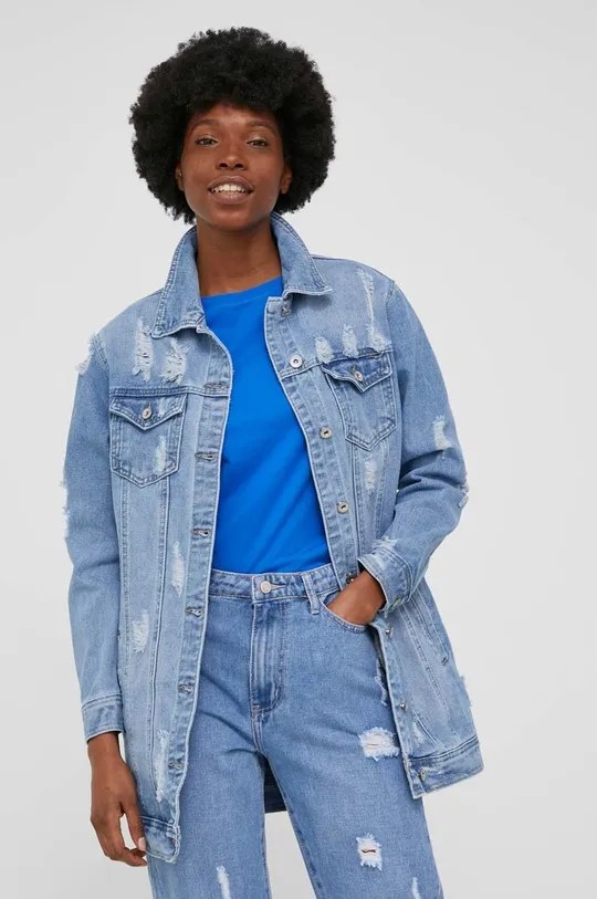 блакитний Джинсова куртка Answear Lab Жіночий
