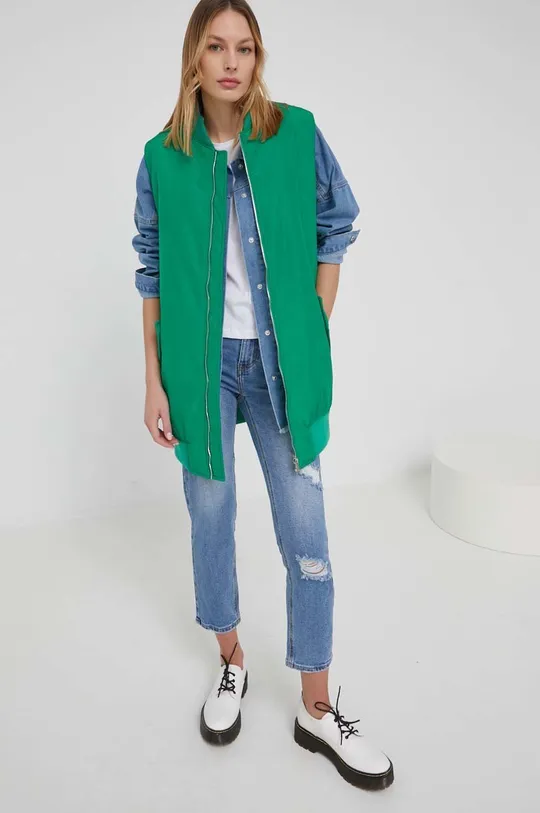 πράσινο Αμάνικο μπουφάν Answear Lab Γυναικεία
