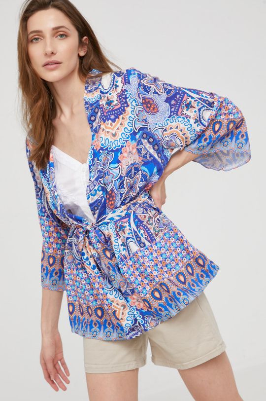 modrá Kimono Answear Lab Dámsky