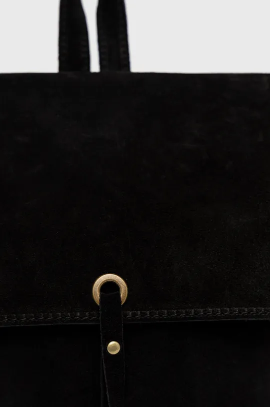 Semišový ruksak Answear Lab čierna