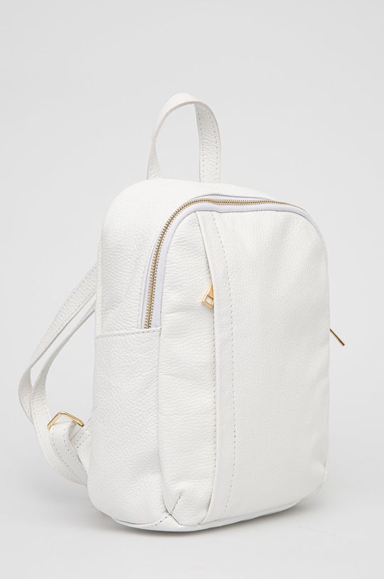 Шкіряний рюкзак Answear Lab білий