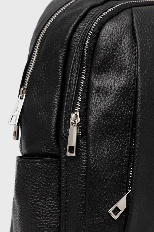 Шкіряний рюкзак Answear Lab X Лімітована колекція BE BRAVE чорний