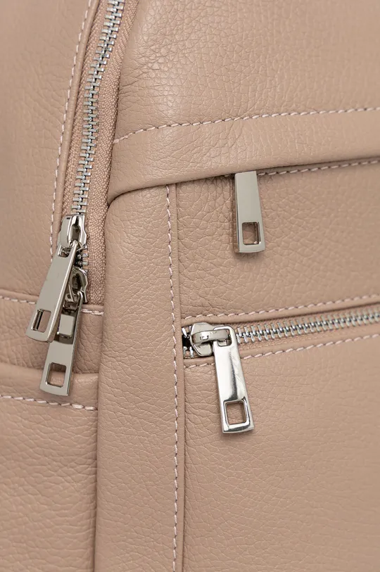 Кожаный рюкзак Answear Lab X Лимитированная коллекция BE BRAVE розовый