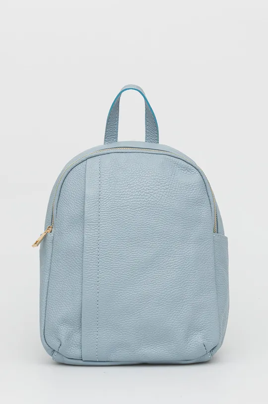 modrá Kožený ruksak Answear Lab Dámsky