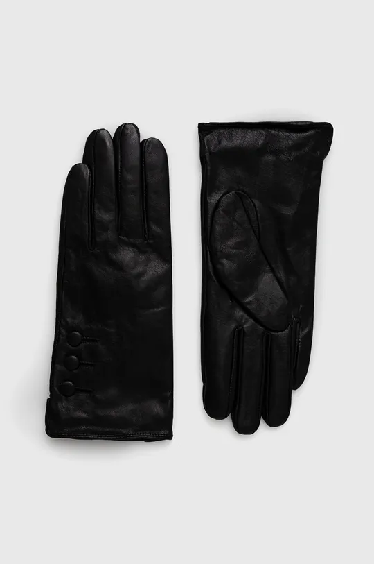 czarny Answear Lab Rękawiczki skórzane Damski