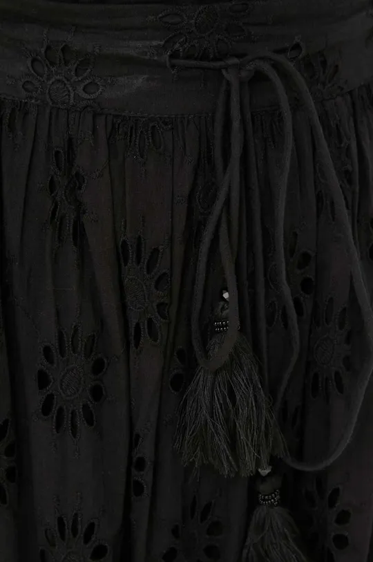 čierna Bavlnená sukňa Answear Lab
