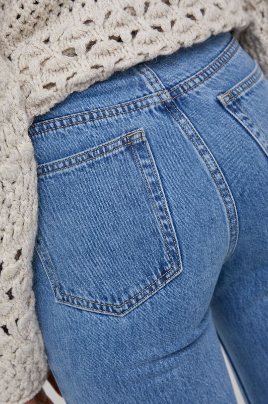 niebieski Answear Lab Jeansy bawełniane