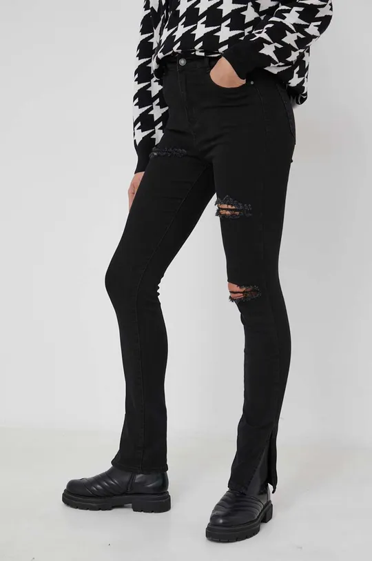 μαύρο Τζιν παντελόνι Answear Lab Premium Denim Γυναικεία