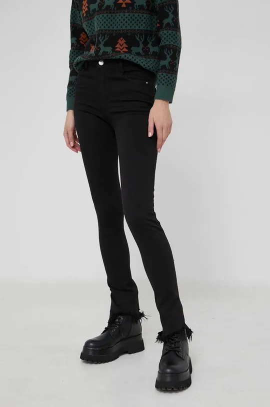 μαύρο Τζιν παντελόνι Answear Lab Extra Skinny Long Γυναικεία
