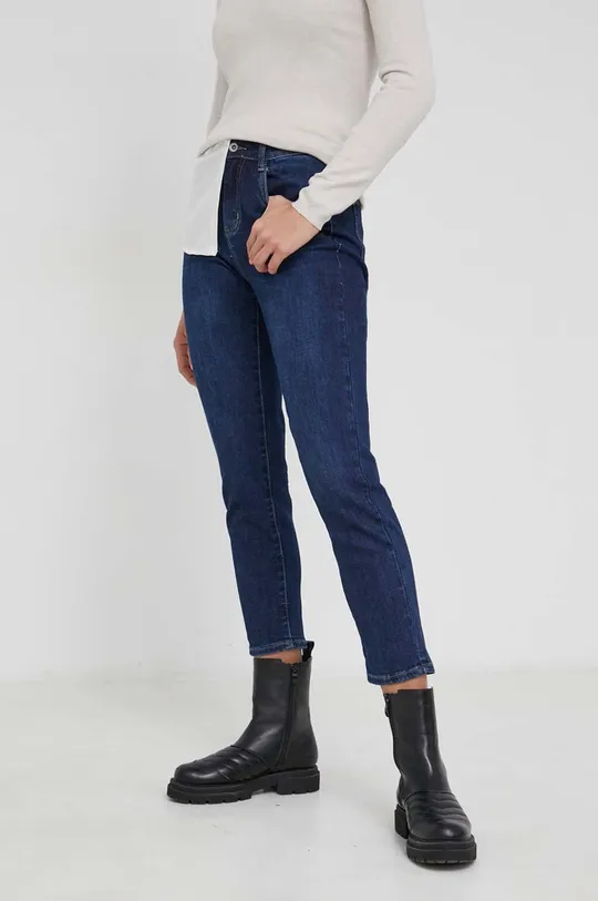 σκούρο μπλε Τζιν παντελόνι Answear Lab Mom Jeans Γυναικεία