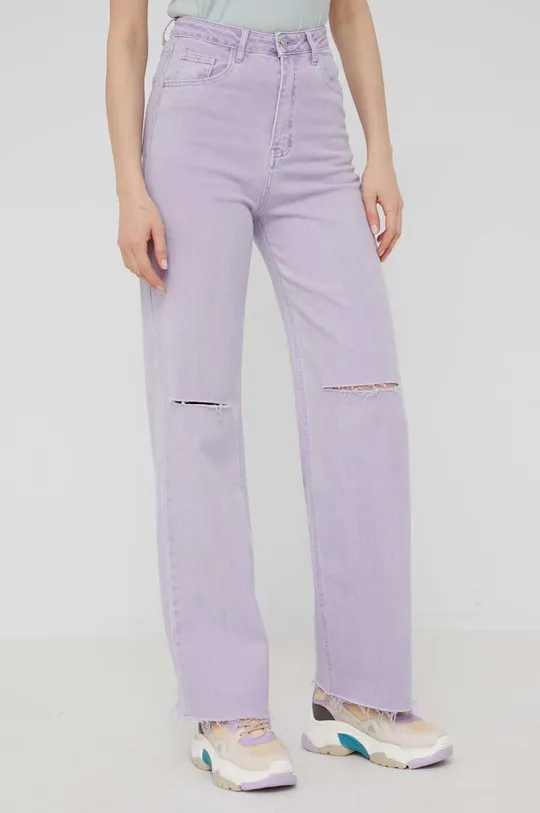 fioletowy Answear Lab jeansy Damski