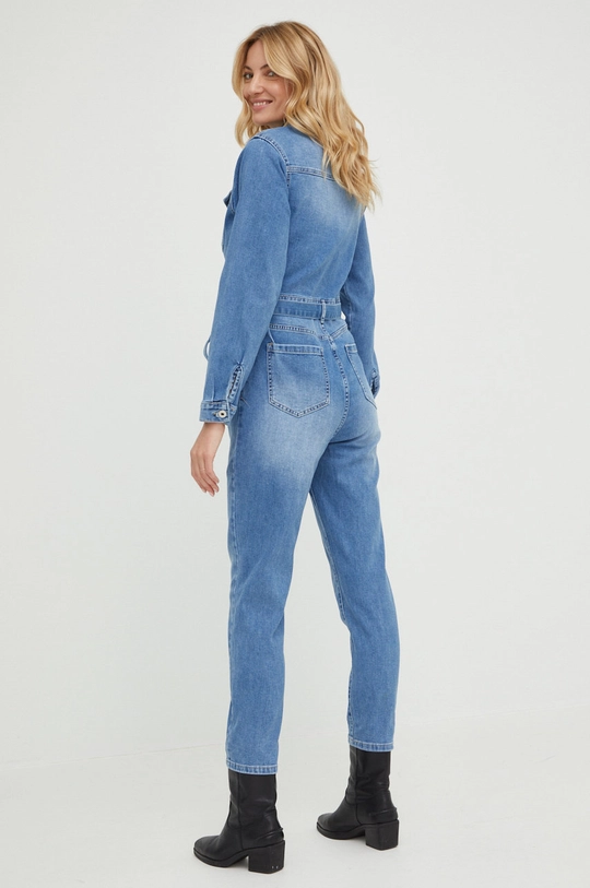 Answear Lab kombinezon jeansowy 80 % Bawełna, 18 % Lyocell, 2 % Elastan