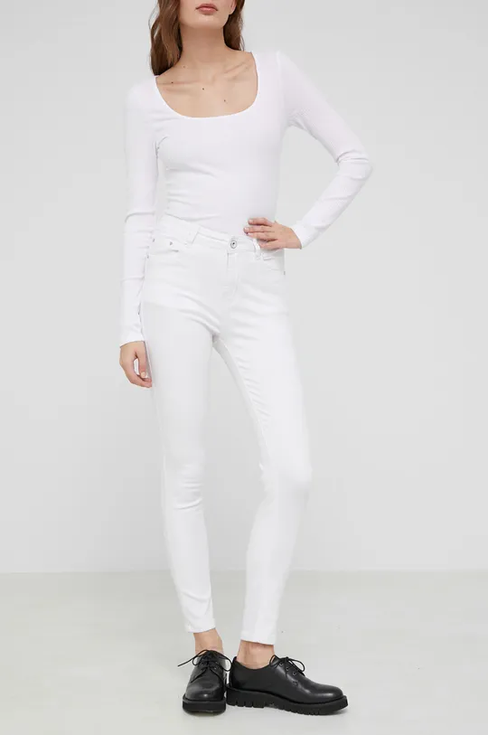 λευκό Answear Lab - Παντελόνι Γυναικεία
