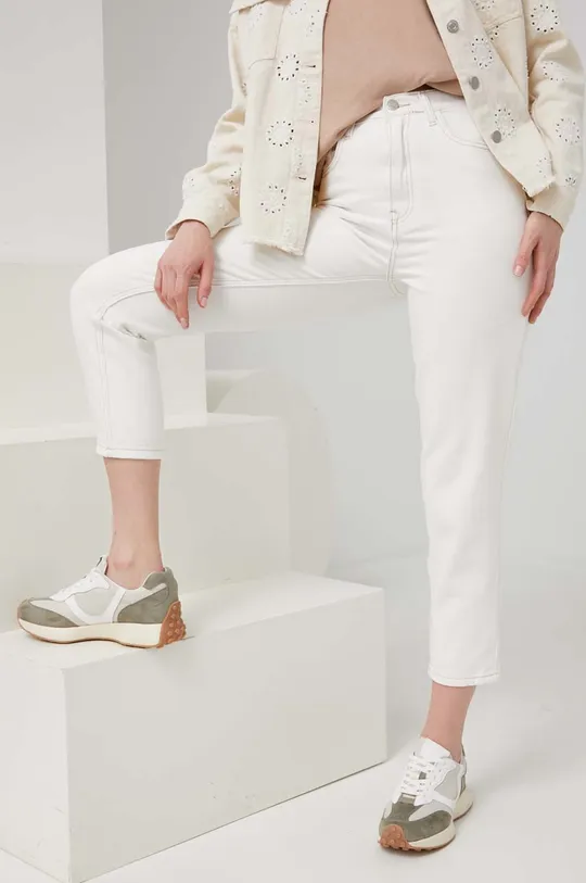 білий Джинси Answear Lab Premium Denim Жіночий