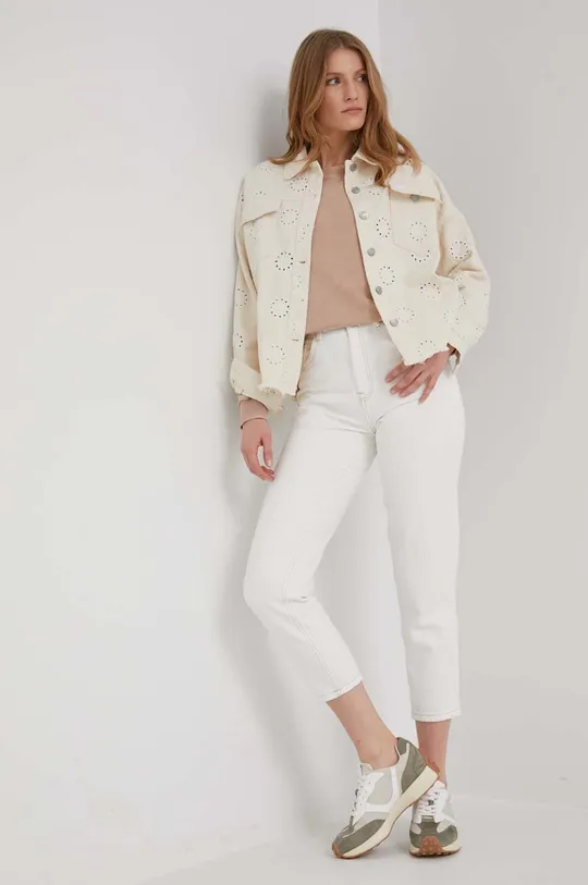 Τζιν παντελόνι Answear Lab Premium Denim λευκό