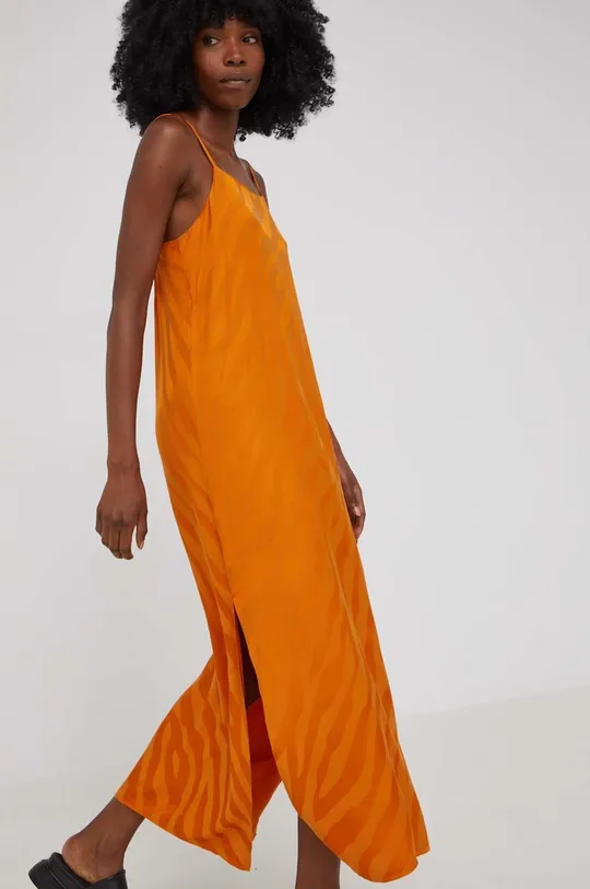 πορτοκαλί Φόρεμα Answear Lab Γυναικεία