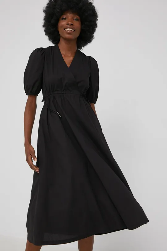 Βαμβακερό φόρεμα Answear Lab X limited festival collection BE BRAVE  100% Βαμβάκι