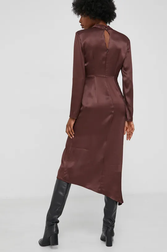 brązowy Answear Lab Sukienka