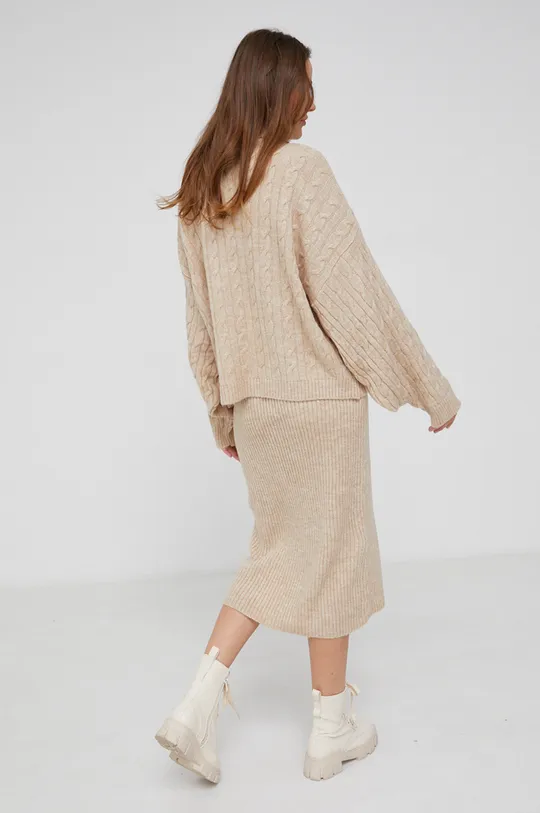 Μάλλινο φόρεμα και πουλόβερ Answear Lab  60% Ακρυλικό, 10% Μαλλί, 30% Βισκόζη
