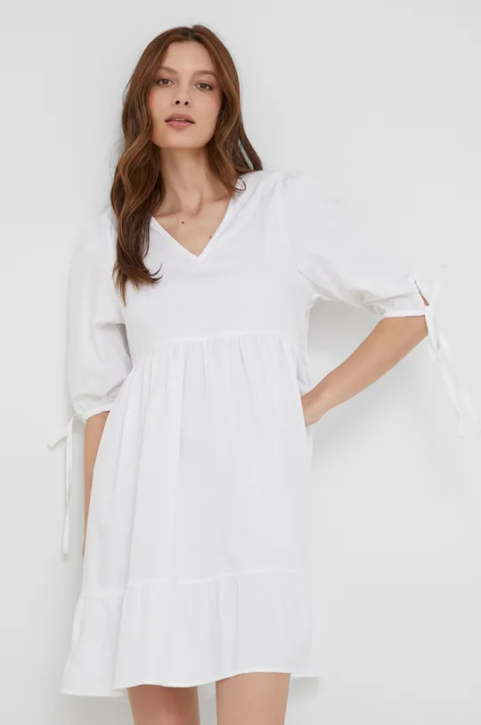 Answear Lab - Φόρεμα λευκό