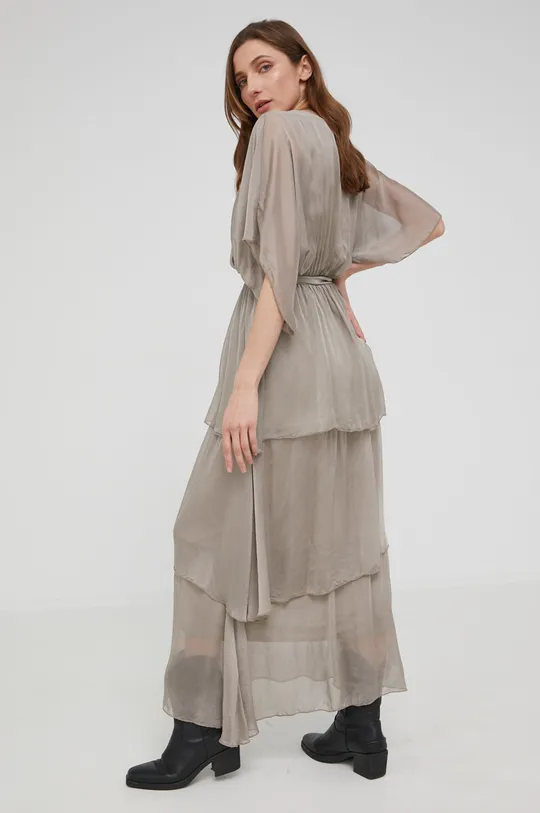 Μεταξωτό φόρεμα Answear Lab Silk  100% Μετάξι