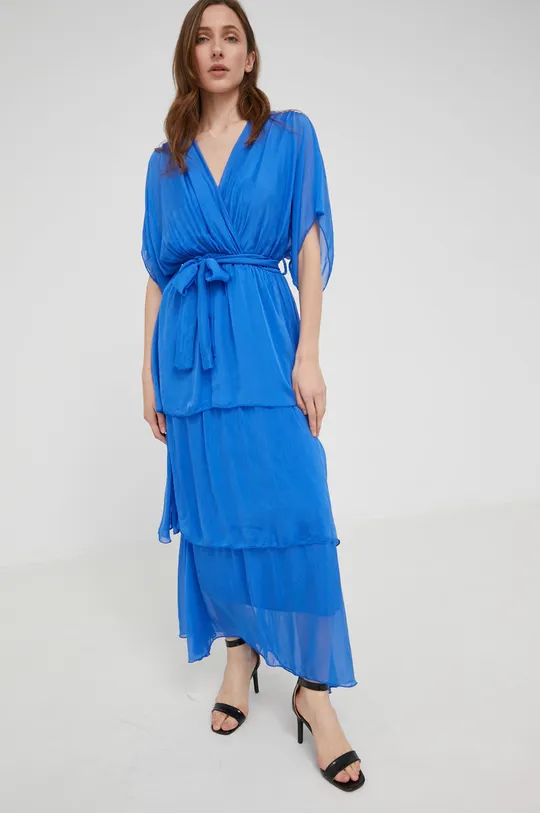 Μεταξωτό φόρεμα Answear Lab Silk  100% Μετάξι