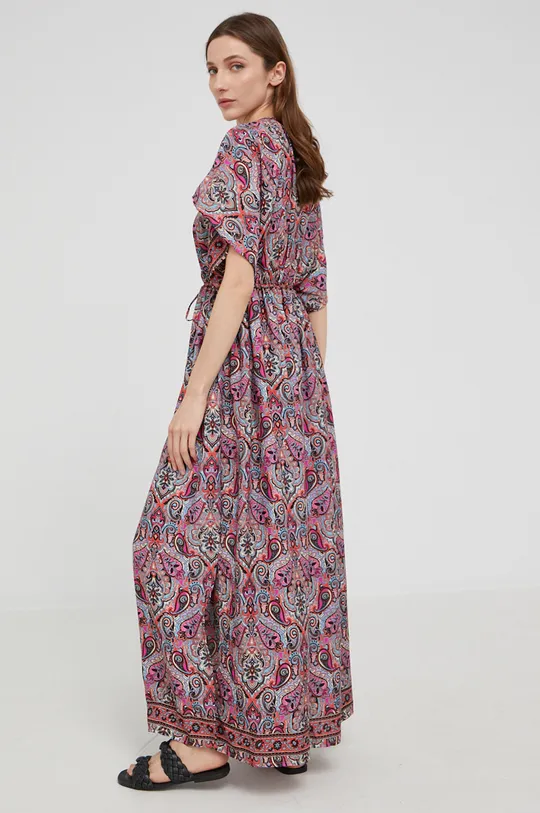 Svilena haljina Answear Lab Silk Blended  70% Pamuk, 30% Viskoza