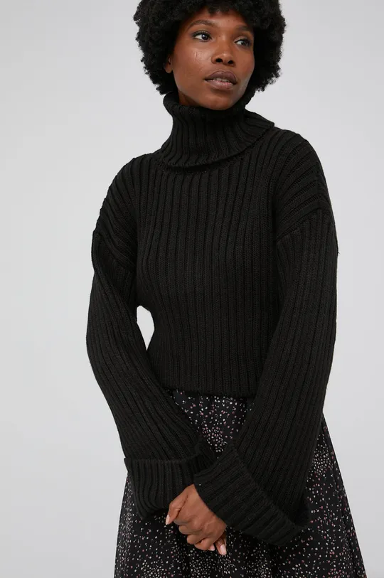 czarny Answear Lab Sweter z domieszką wełny