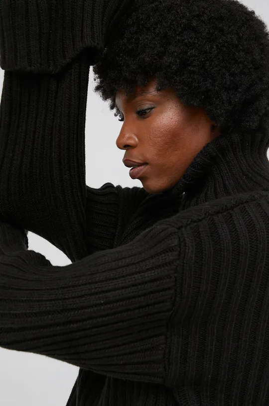 Answear Lab gyapjúkeverék pulóver Női