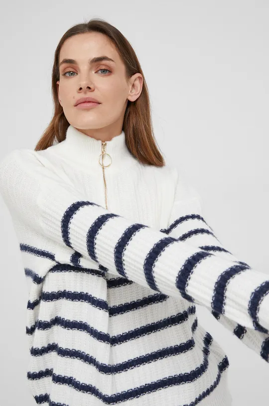 bézs Answear Lab gyapjú pulóver