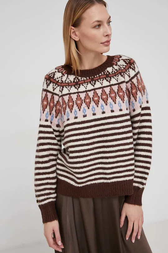 barna Answear Lab gyapjú pulóver Női