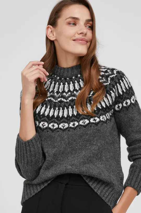 szürke Answear Lab pulóver