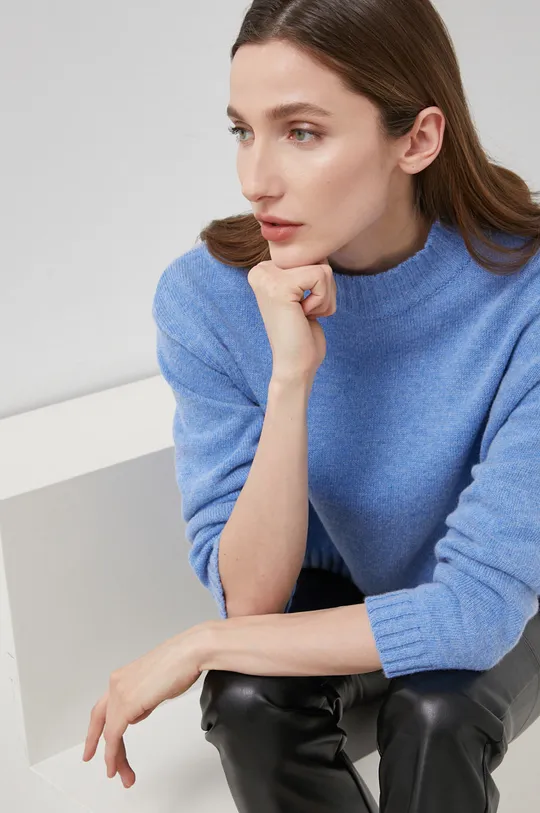 μπλε Μάλλινο πουλόβερ Answear Lab Γυναικεία