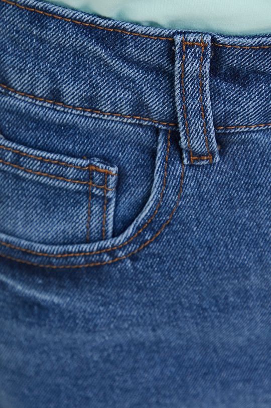bleumarin Answear Lab pantaloni scurti jeans