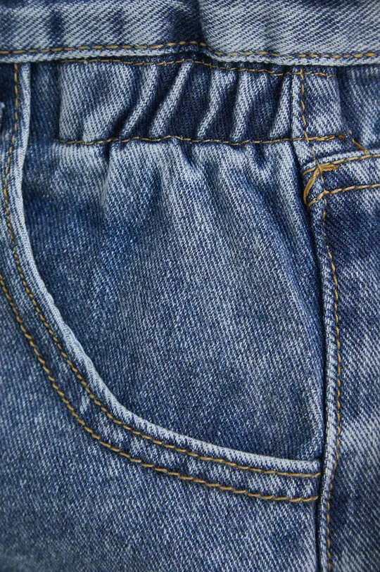 tmavomodrá Rifľové krátke nohavice Answear Lab