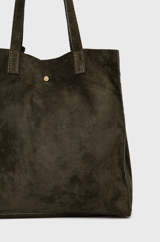 Τσάντα σουέτ Answear Lab  100% Φυσικό δέρμα