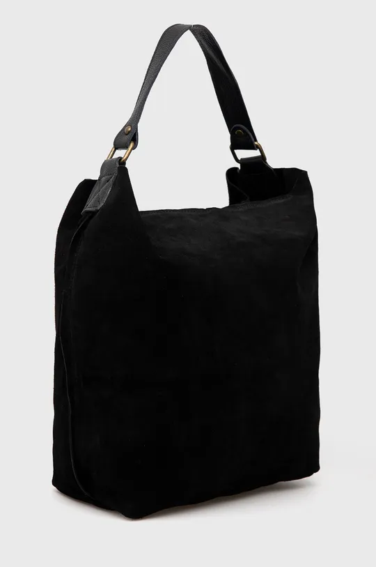 Замшева сумочка Answear Lab X Лімітована колекція BE BRAVE чорний