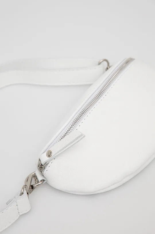 Δερμάτινη τσάντα φάκελος Answear Lab λευκό