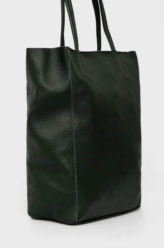 Δερμάτινη τσάντα Answear Lab πράσινο