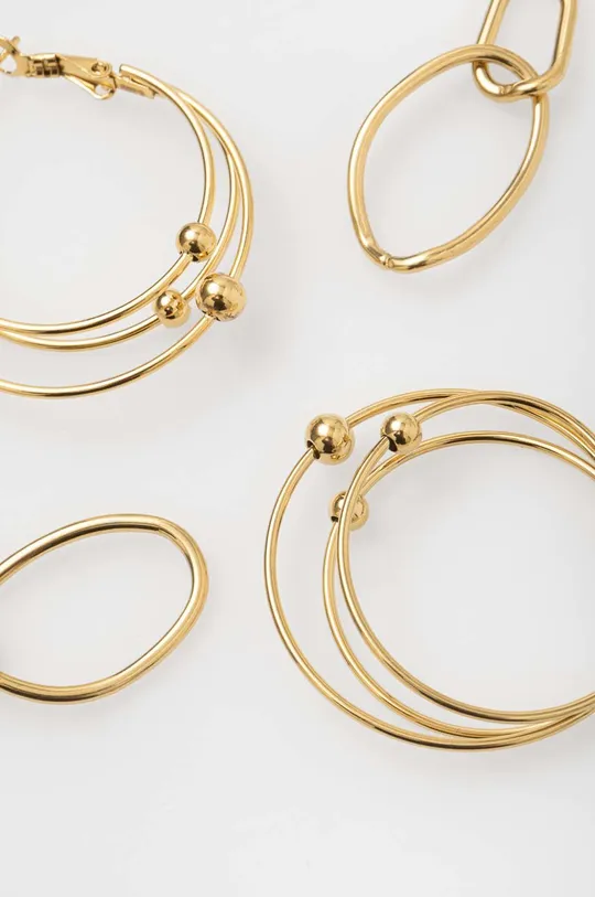 Επιχρυσωμένα σκουλαρίκια Answear Lab 2-pack χρυσαφί