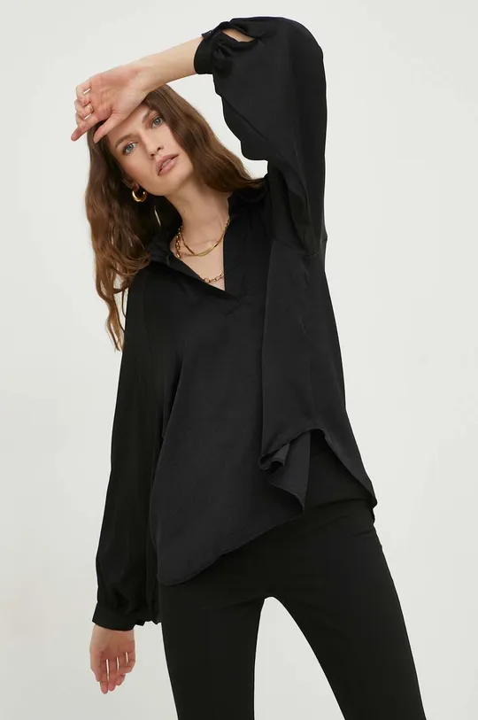 чёрный блузка Answear Lab