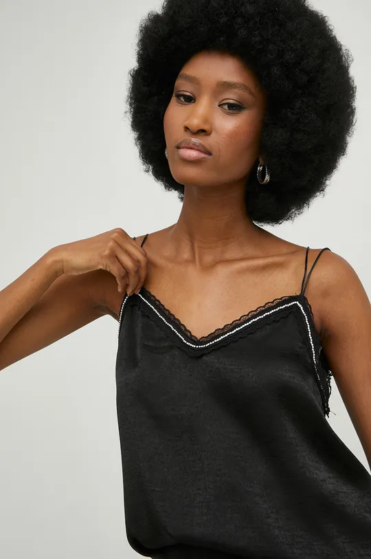 μαύρο Μπλουζάκι Answear Lab  X limited collection SISTERHOOD Γυναικεία