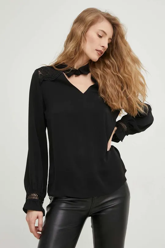 μαύρο Μπλουζάκι Answear Lab X limited collection SISTERHOOD