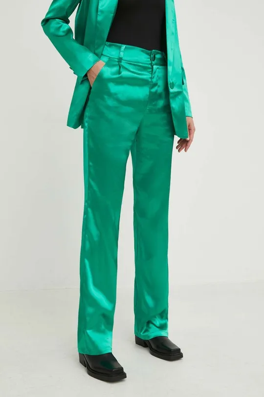 zielony Answear Lab komplet - marynarka i spodnie