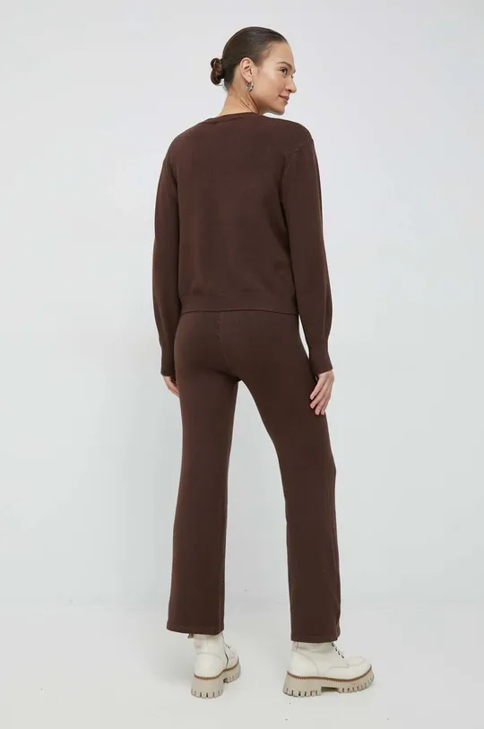 hnedá Súprava svetra a nohavíc Answear Lab