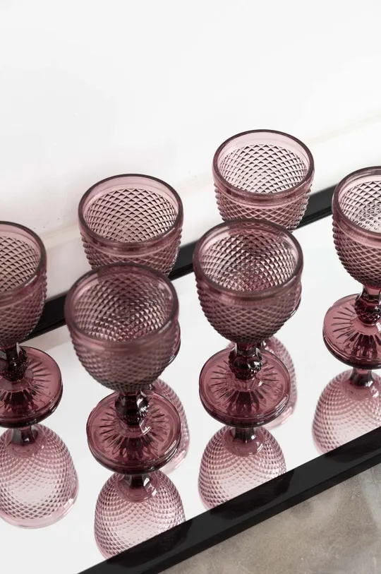 rózsaszín Answear Lab borospohár készlet 6 db Uniszex