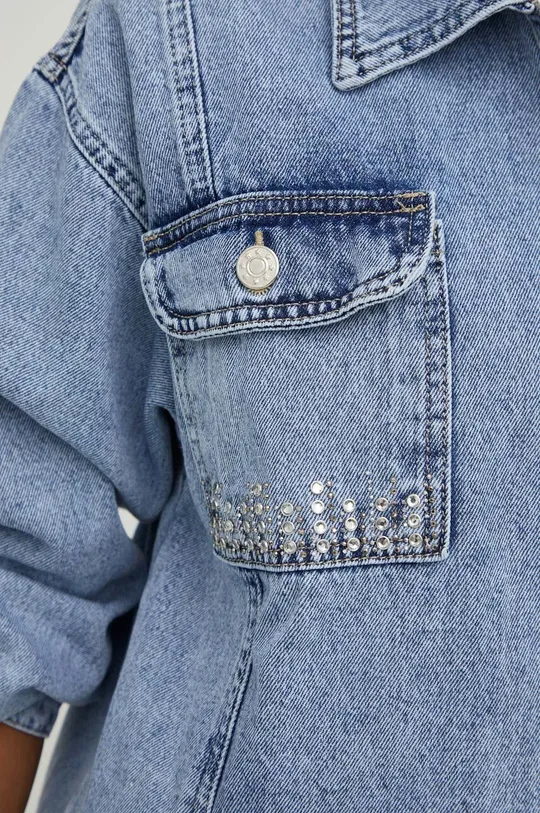 Answear Lab koszula jeansowa X kolekcja limitowana SISTERHOOD