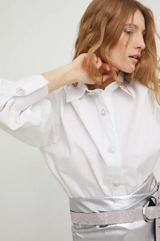 Βαμβακερό πουκάμισο Answear Lab  X limited collection SISTERHOOD Γυναικεία