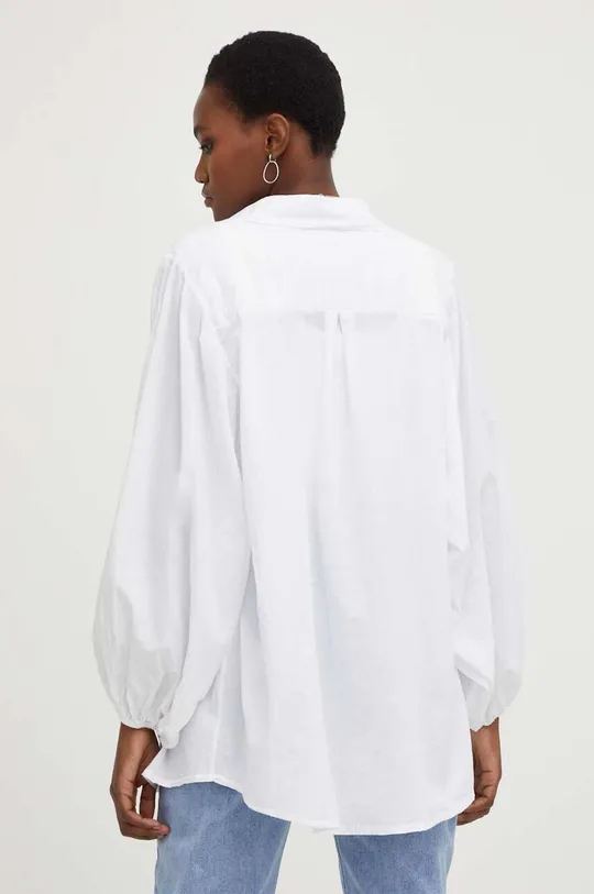 bela Bombažna srajca Answear Lab X limited collection SISTERHOOD